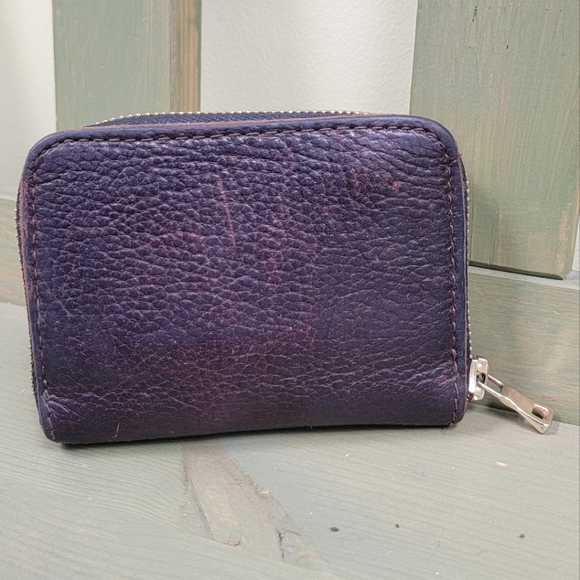 Portland Leather Goods Small Zip Wallet In 'Coldbrew" - Picture 2 of 6